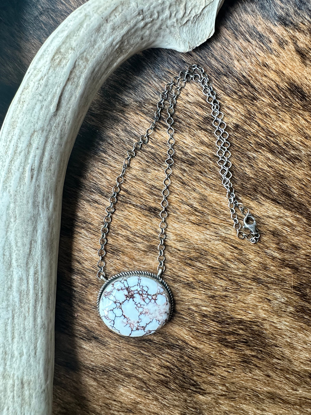 Tia Long Wild Horse Necklace