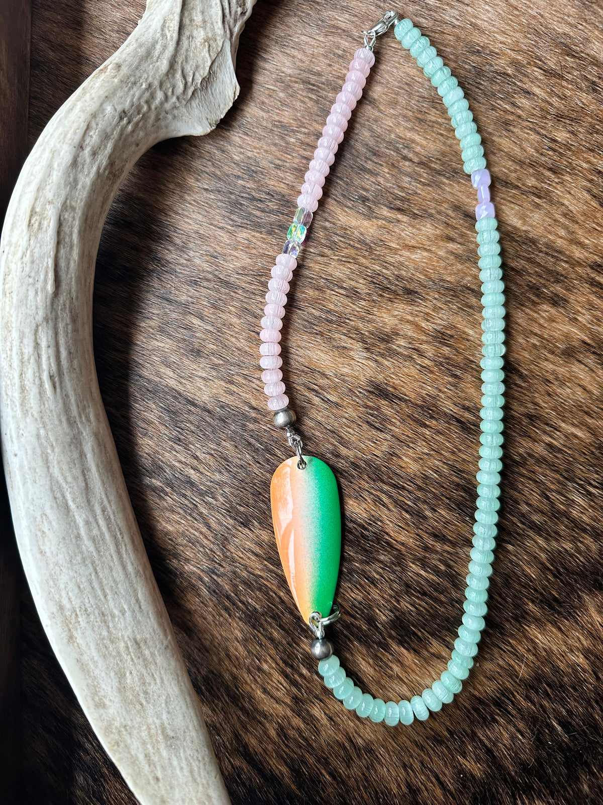 Lost Patina Reel Faith Necklace
