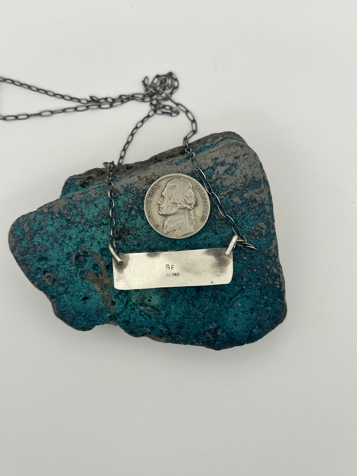 Steve Francisco Turquoise Bar Necklace