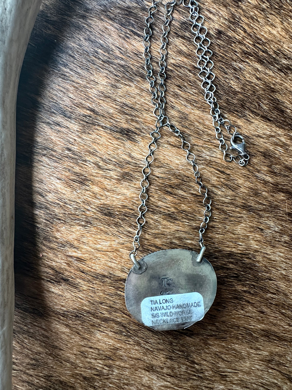 Tia Long Wild Horse Necklace
