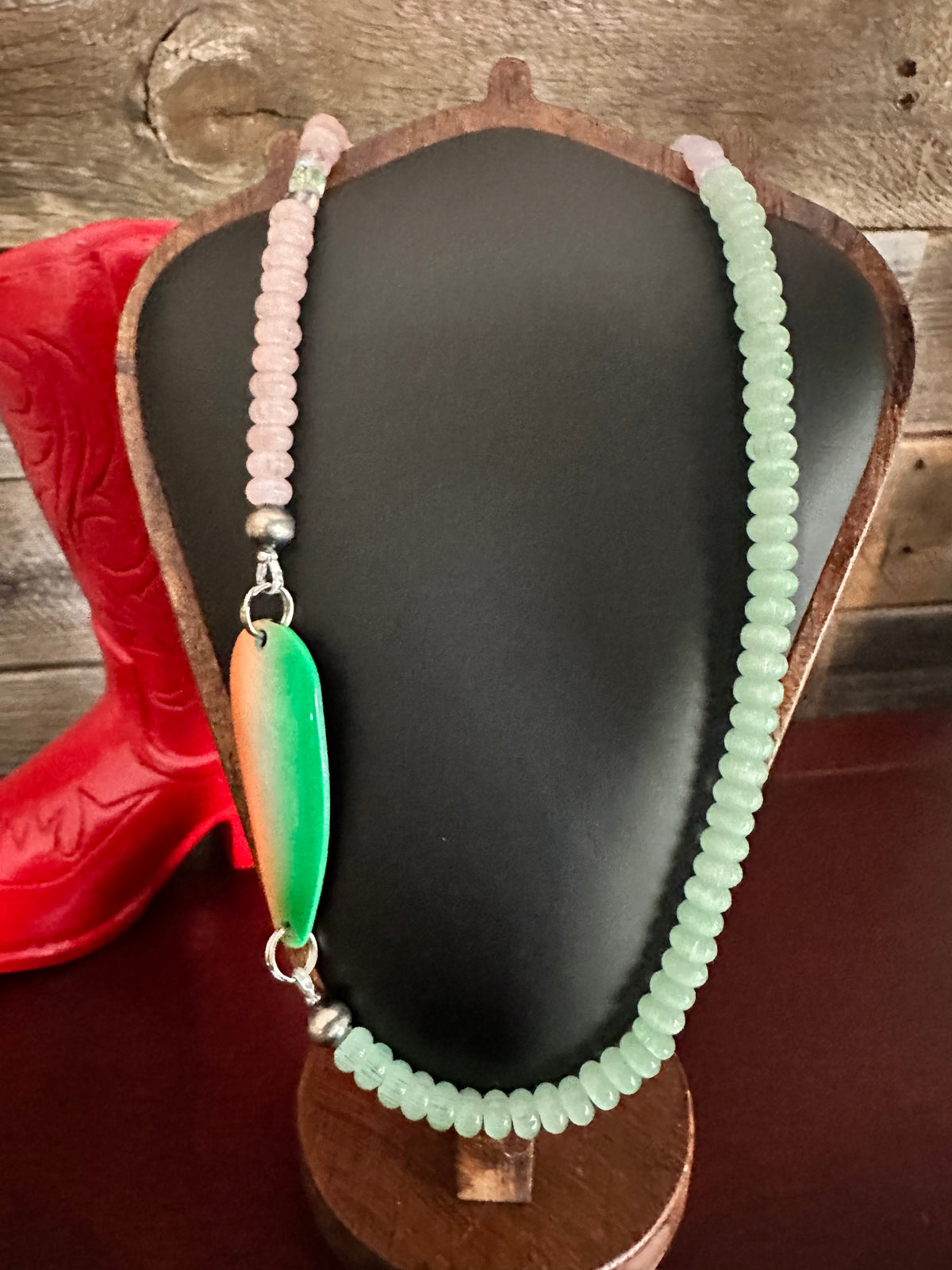 Lost Patina Reel Faith Necklace