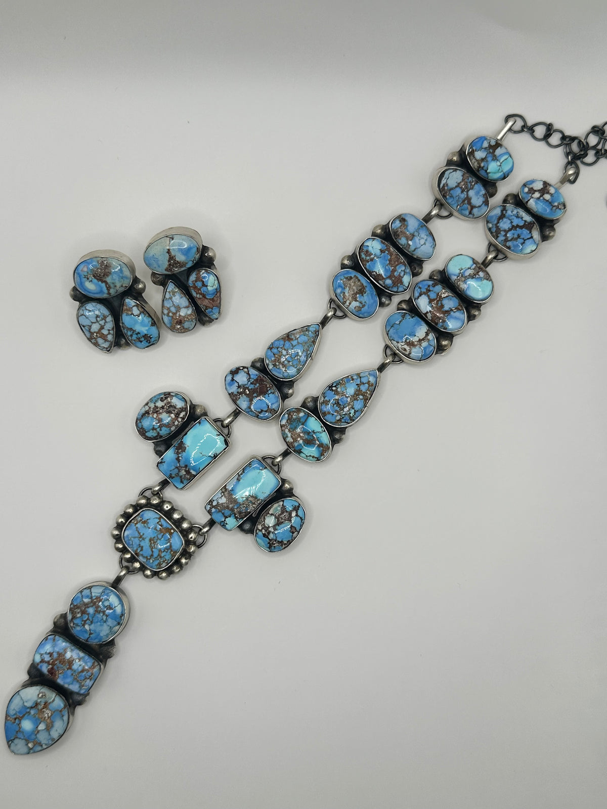 Hiram Largo Golden Hills Lariat Necklace and Earring Set