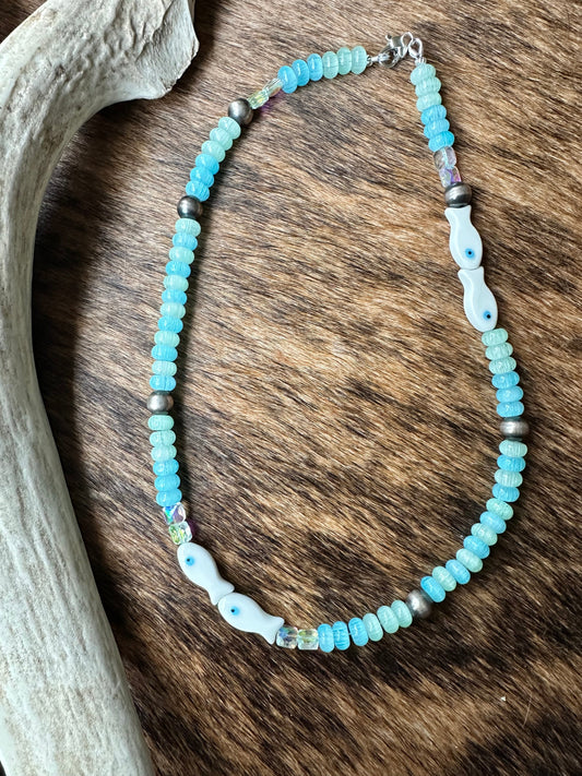 Lost Patina Hooked On Hope Necklace