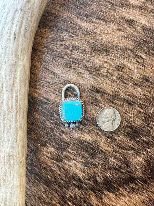 Russell Sam Turquoise Charm Pendant