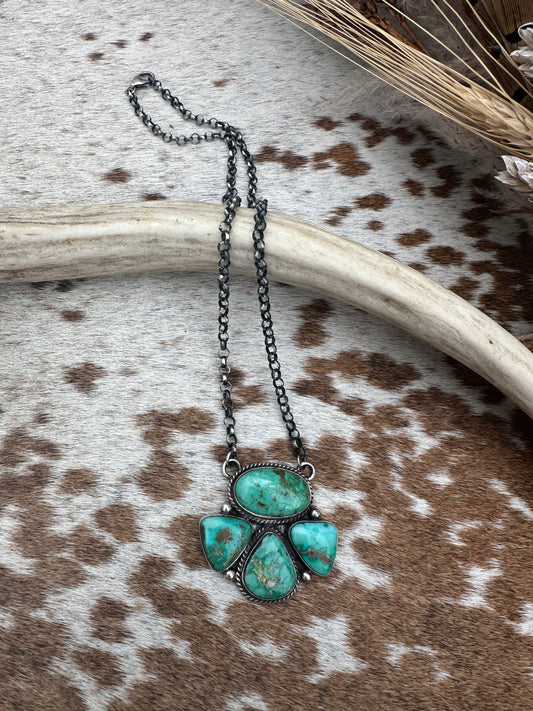 Livingston Sonoran Gold Cluster Necklace