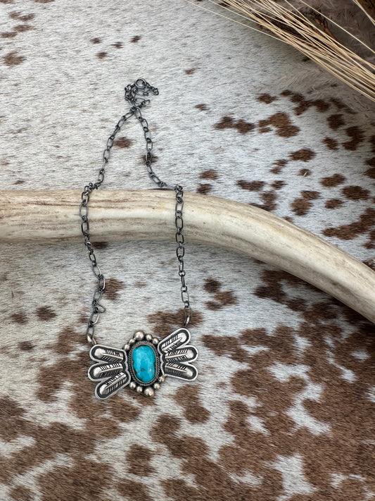 Verley Betone Blue Sonoran Gold Necklace