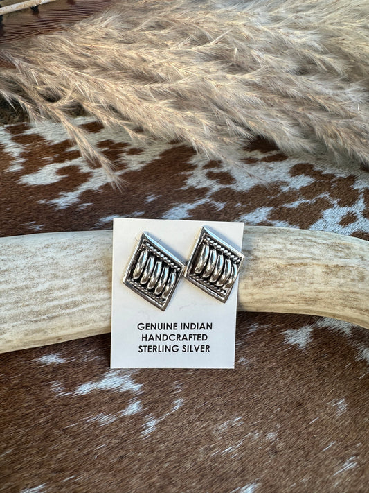 TC Diamond Stud Earrings